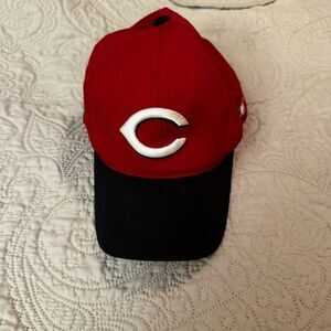 Red and Black Baseball Cap with C Logo